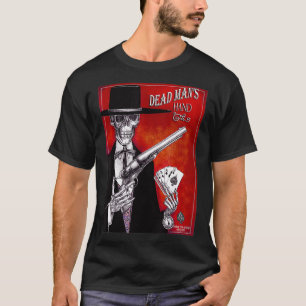 Camiseta Dead Mans Hand Goth styled Western poker Tee 