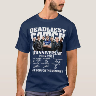 Camiseta Deadliest Catch 17º Aniversario 20052022 amigos