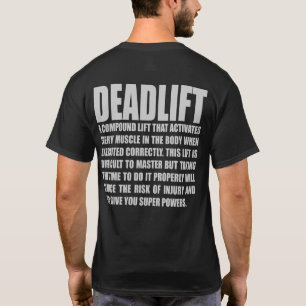 Camiseta Deadlift - entrenamiento divertido de motivación