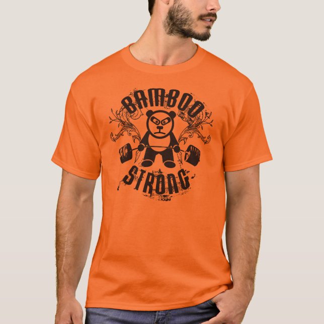 Camiseta - Deadlift - frente y parte posterior fuertes de (Anverso)