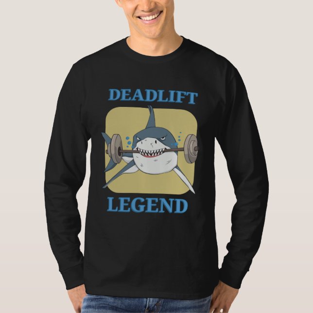 Camiseta Deadlift Legend Powerlifter Bodybuilding Workout (Anverso)