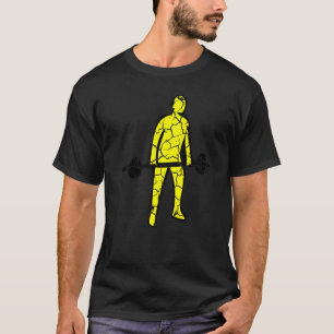 Camiseta Deadlift Workout Distressed