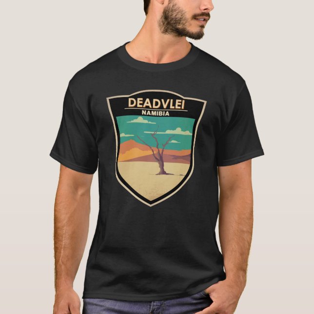 Camiseta Deadvlei Namibia Viaje Arte de época (Anverso)