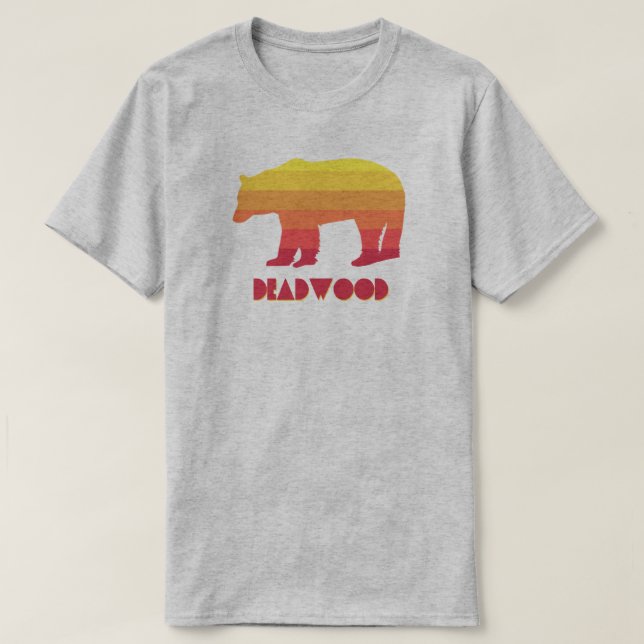 Camiseta Deadwood South Dakota Rainbow Bear (Diseño del anverso)