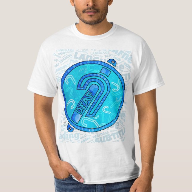 Camiseta Deaf Symbol English (Anverso)
