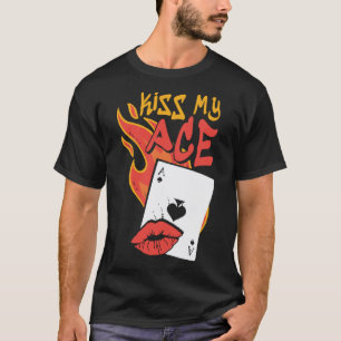 Camiseta Dealer de Casino de Besar Mi Ace Poker