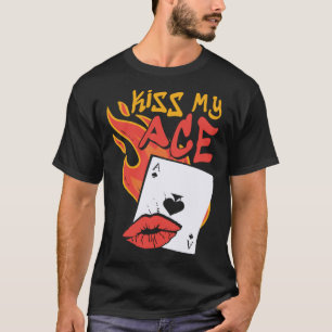 Camiseta Dealer de Casino de Besar Mi Ace Poker