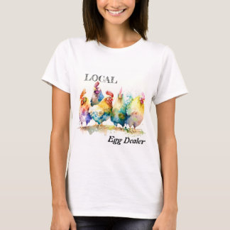 Camiseta Dealer de huevos local para mujeres