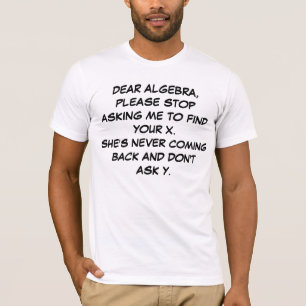 CAMISETA DEAR ALGEBRA