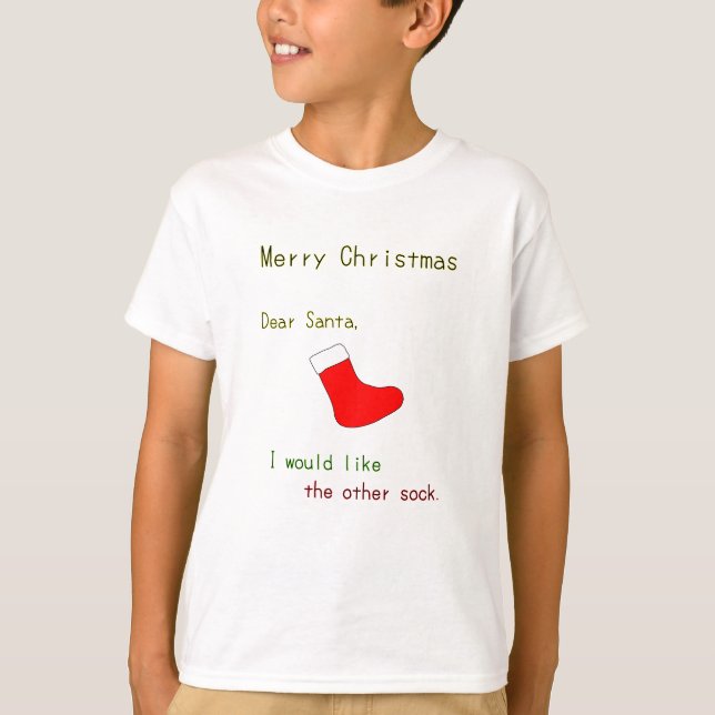 Camiseta Dear Santa (Anverso)
