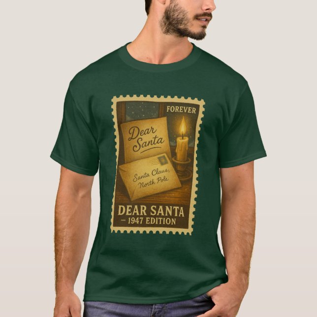 Camiseta Dear Santa – 1947 Edition (Anverso)