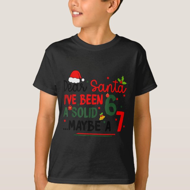 Camiseta Dear Santa 67 Funny Christmas Six Seven 6-7 Men Wo (Anverso)