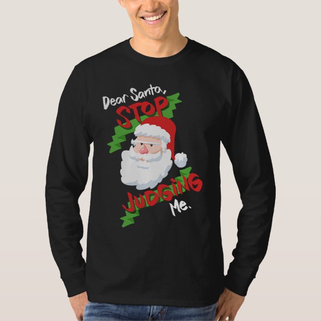 Camiseta Dear Santa Christmas  for Women (Anverso)