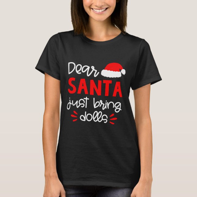Camiseta Dear Santa Shirt Funny Matching Family Christmas P (Anverso)