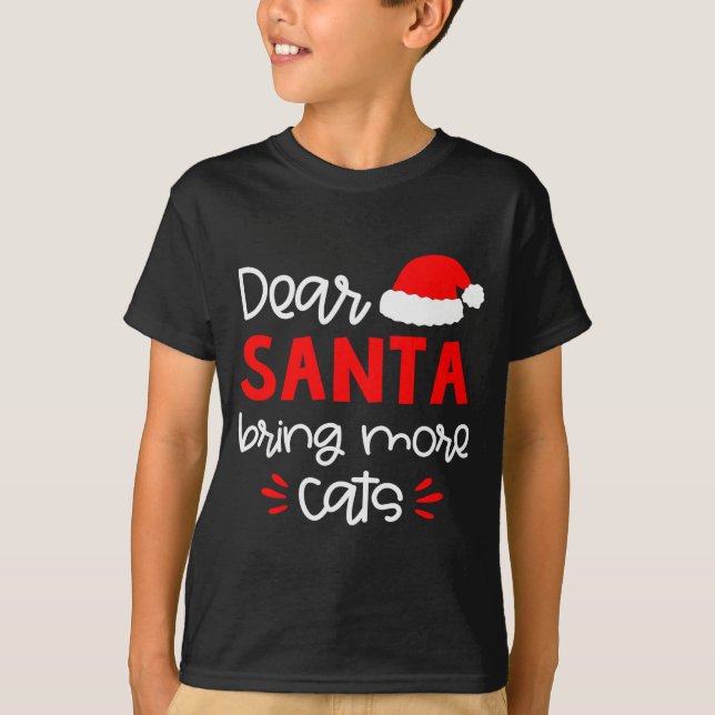 Camiseta Dear Santa Shirt Funny Matching Family Christmas P (Anverso)