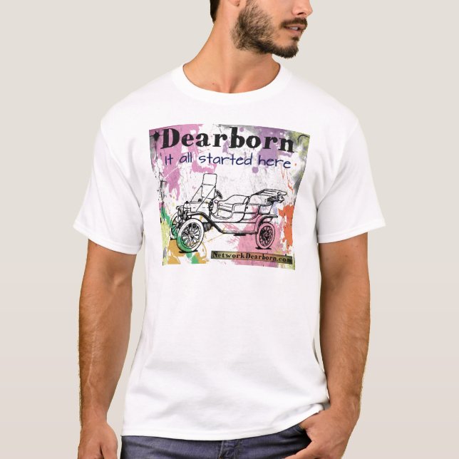 Camiseta Dearborn - él todo el comenzado aquí - ropa (Anverso)