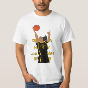 Camiseta Dearica Hamby jugando al baloncesto
