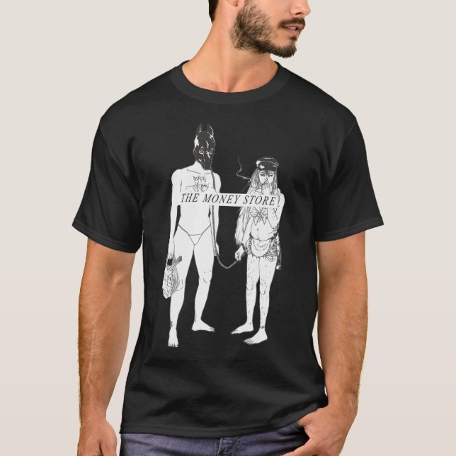 Camiseta death grips the money store album cover (censored) (Anverso)