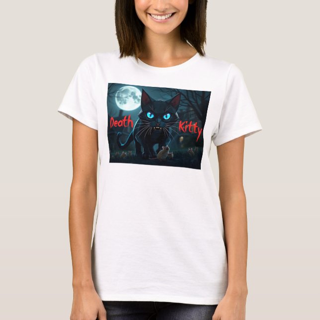 Camiseta Death Kitty (Anverso)