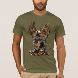 Camiseta Death Metal Gitarrist Hell 666