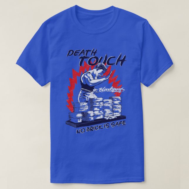 Camiseta death touch no brick is safe (Diseño del anverso)