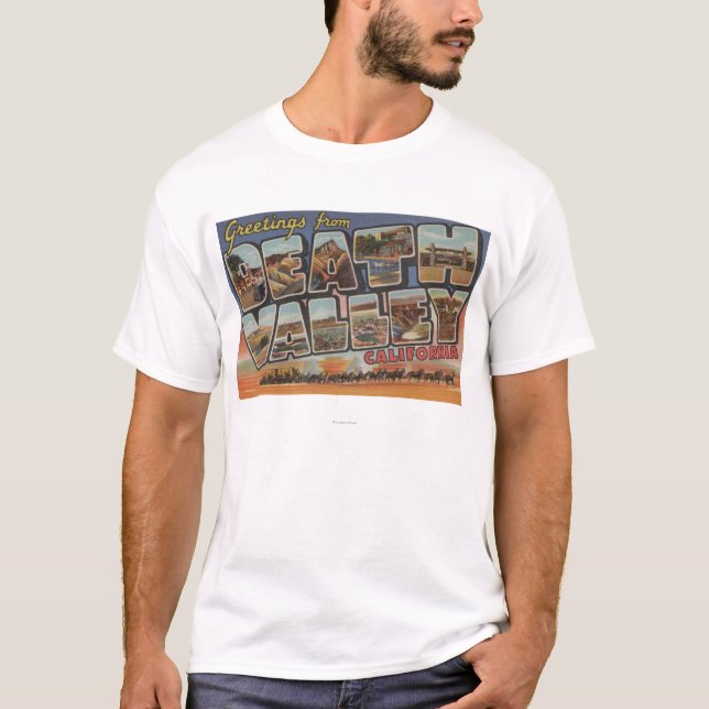 Camiseta Death Valley, California - escenas grandes de la (Anverso)