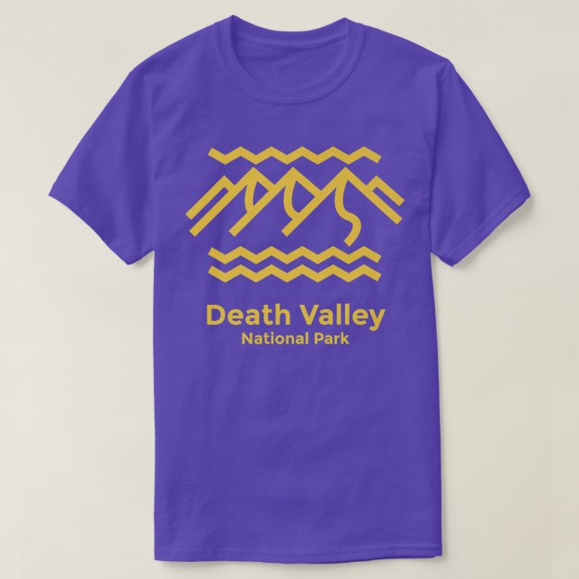Camiseta Death Valley National Park California Retro Graphi (Diseño del anverso)