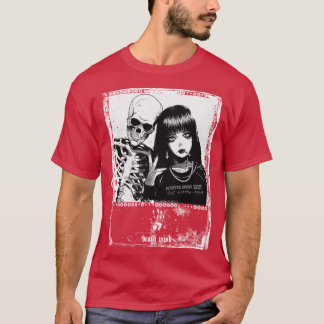 Camiseta DEATH WISH zombie club de besos zombie diseño disc