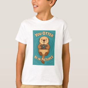 Camiseta Deba Estar en Fotos – Nutria Marina Amante de las 
