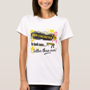 Camiseta Debajo de cáncer de pecho de la construcción