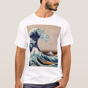Camiseta Debajo de la gran onda de Kanagawa