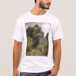 Camiseta Debajo de los árboles, 1864 (aceite a bordo)
