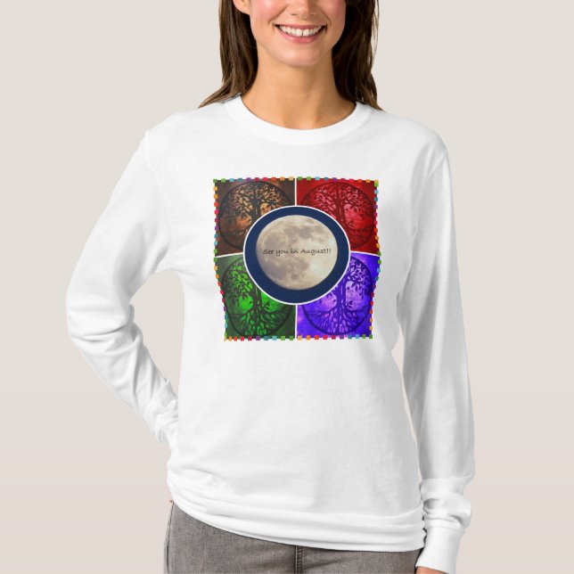 Camiseta Debajo de los cielos de agosto… (Anverso)