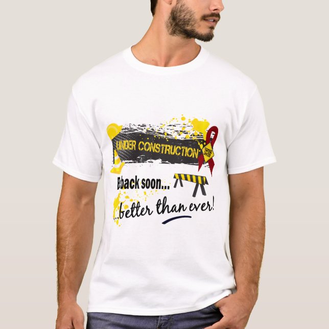 Camiseta Debajo de mieloma múltiple de la construcción (Anverso)