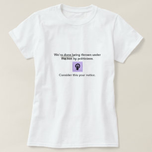 Camiseta Debajo del autobús