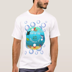 Camiseta Debajo del mar El cumpleaños del papá de un niño b