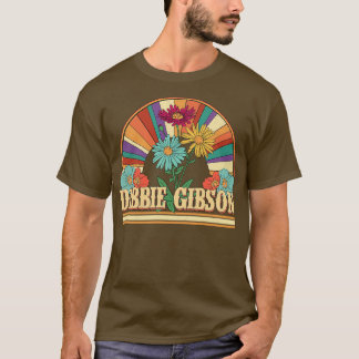 Camiseta Debbie Flores Nombre Gibson Retr de Regalos Person