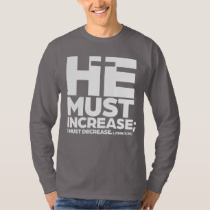Camiseta Debe Aumentar (Blanco)