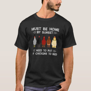 Camiseta Debe Estar En Casa Al Amanecer.