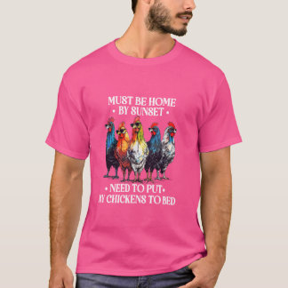 Camiseta Debe Estar En Casa Al Amanecer.