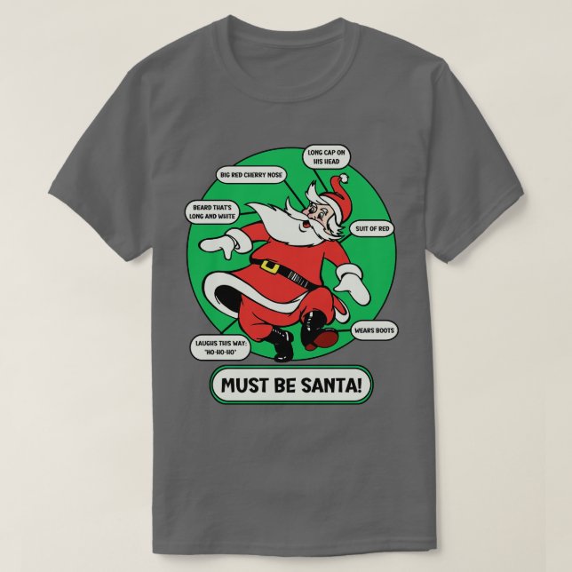 Camiseta Debe ser Santa (Diseño del anverso)