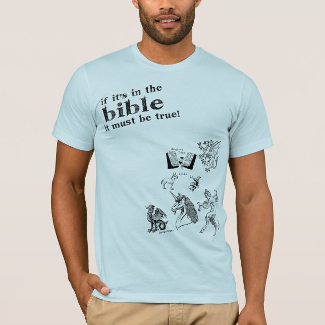 Camiseta Debe ser verdad (Anverso)