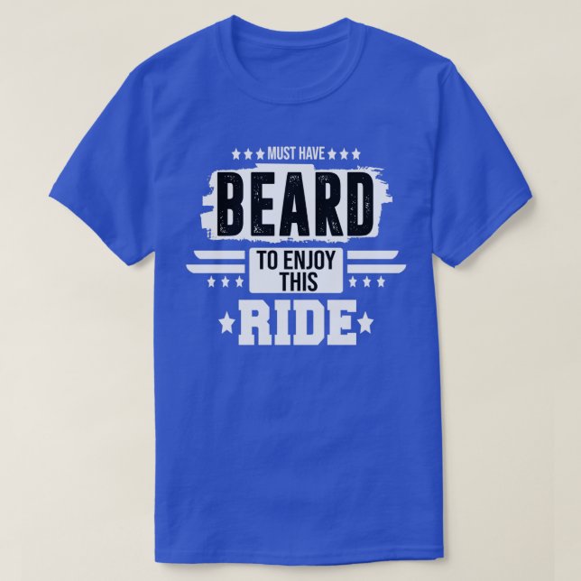 Camiseta debe tener barba para disfrutar de este viaje 5 (Diseño del anverso)
