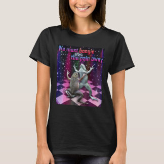 Camiseta Debemos bailar para alejar el dolor Ranas bailarin