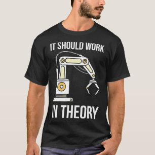 Camiseta Debería Funcionar En Teoría I Ingeniería Robótica