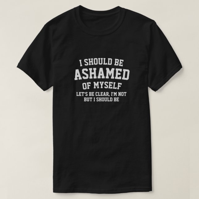CAMISETA DEBERÍA HAMARME DE MÍ MISMO (Diseño del anverso)