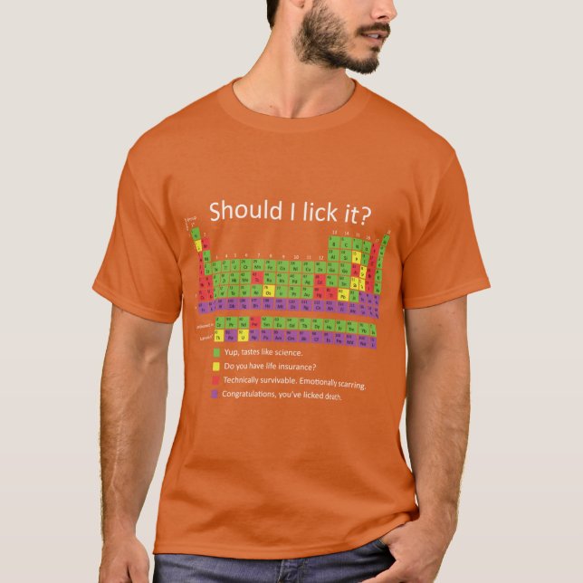 Camiseta ¿Debería lamerlo amigo? (Anverso)