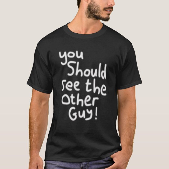 Camiseta Debería ver el otro herido (Anverso)