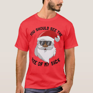 Camiseta Deberían ver el tamaño de los Navidades de mis hom