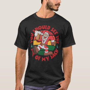 Camiseta Deberías Ver El Tamaño De Mi Funny Santa